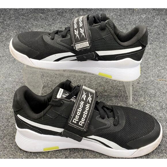 Reebok Lifter PR II Men 7.5 Black White Weightlifting Cross Train Shoes FU9444 main image 11